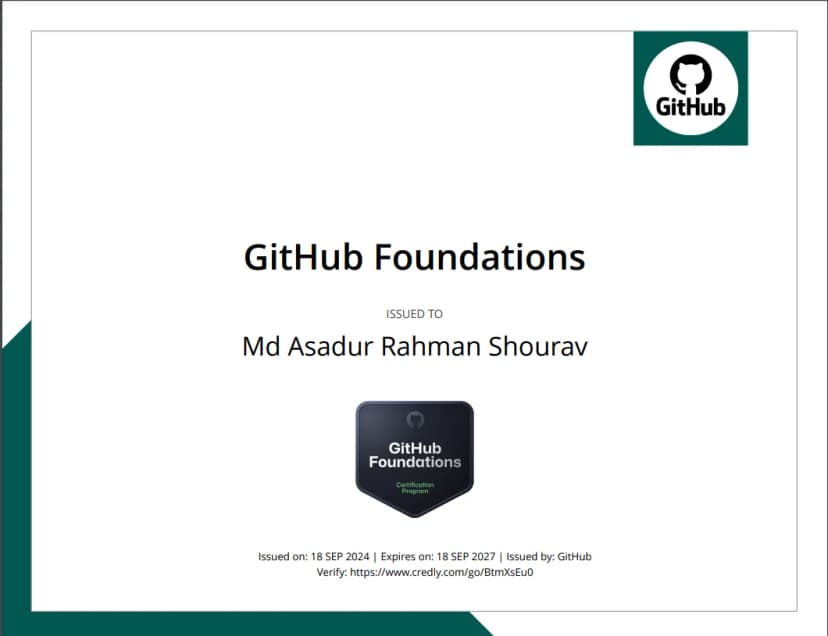 GitHub Foundations Certification